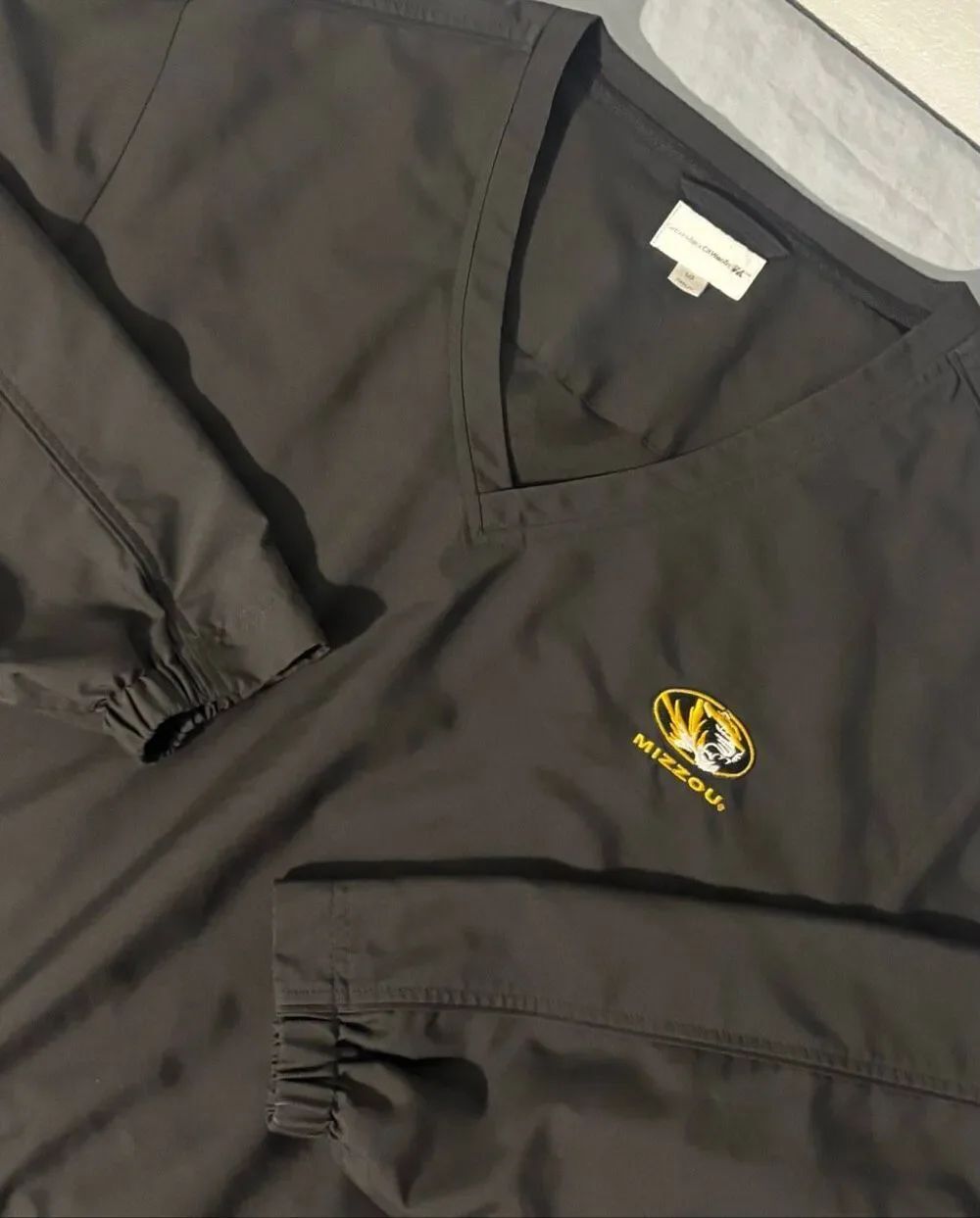 University of Missouri MIZZOU Tigers Pullover Windbreaker Jacket L Cutter & Buck